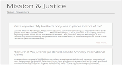 Desktop Screenshot of missionandjustice.org